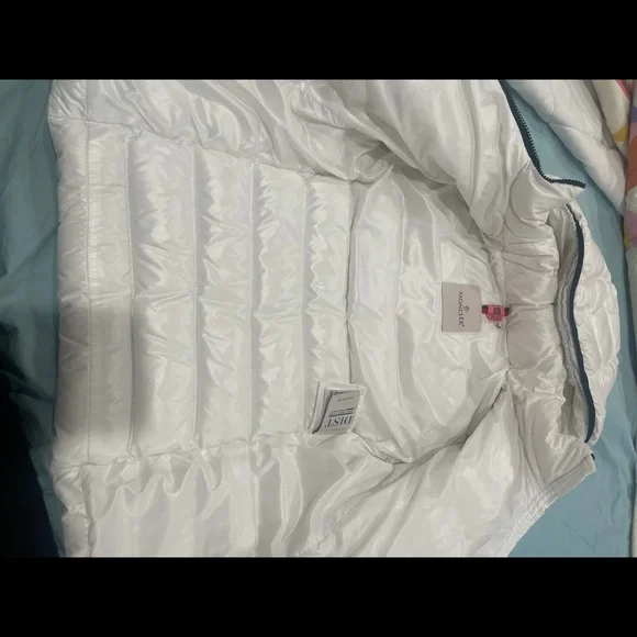 White moncler jacket
